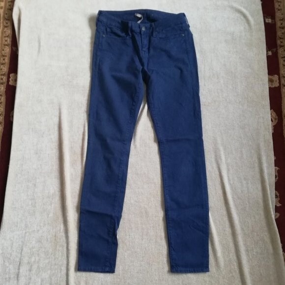 Vince Blue 5 Pocket Skinny Jeans Size 27 - Picture 3 of 13